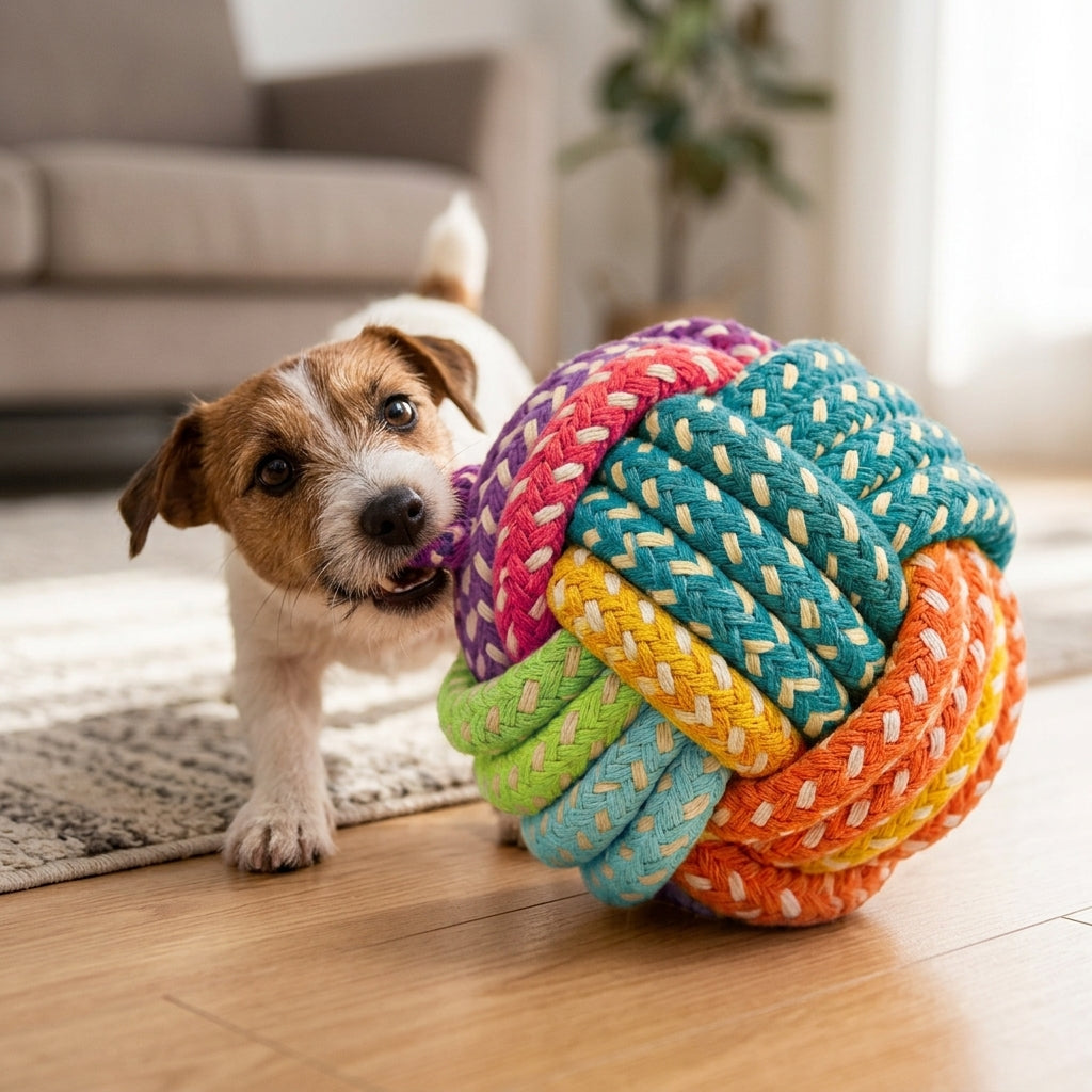 Interactive Cotton Rope Dog Toy