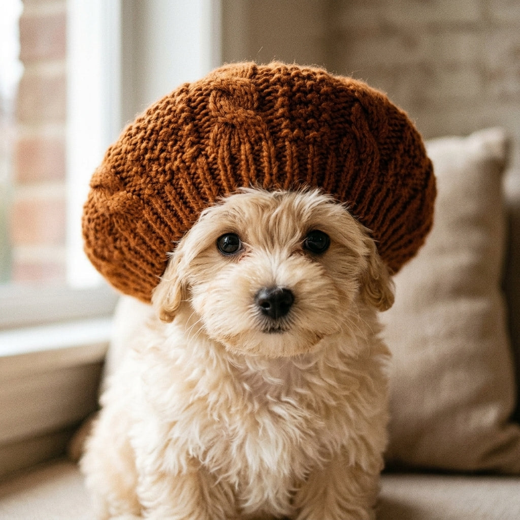 Wool Puppy Beret Pet Hat