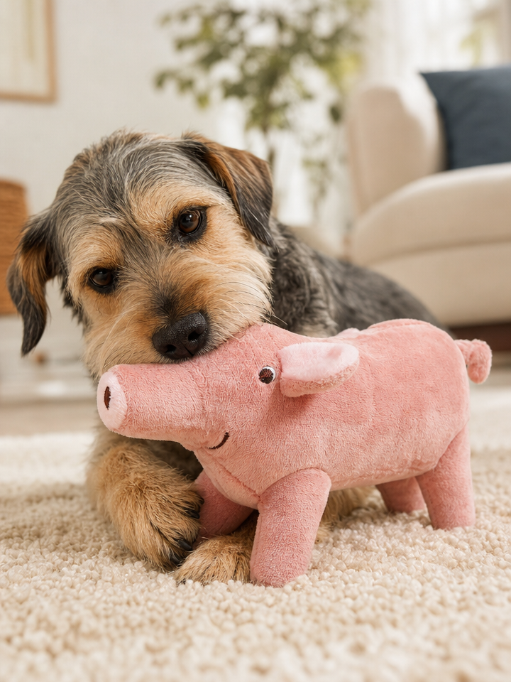 Pet Teeth Grinding Plush Toy lifestyle