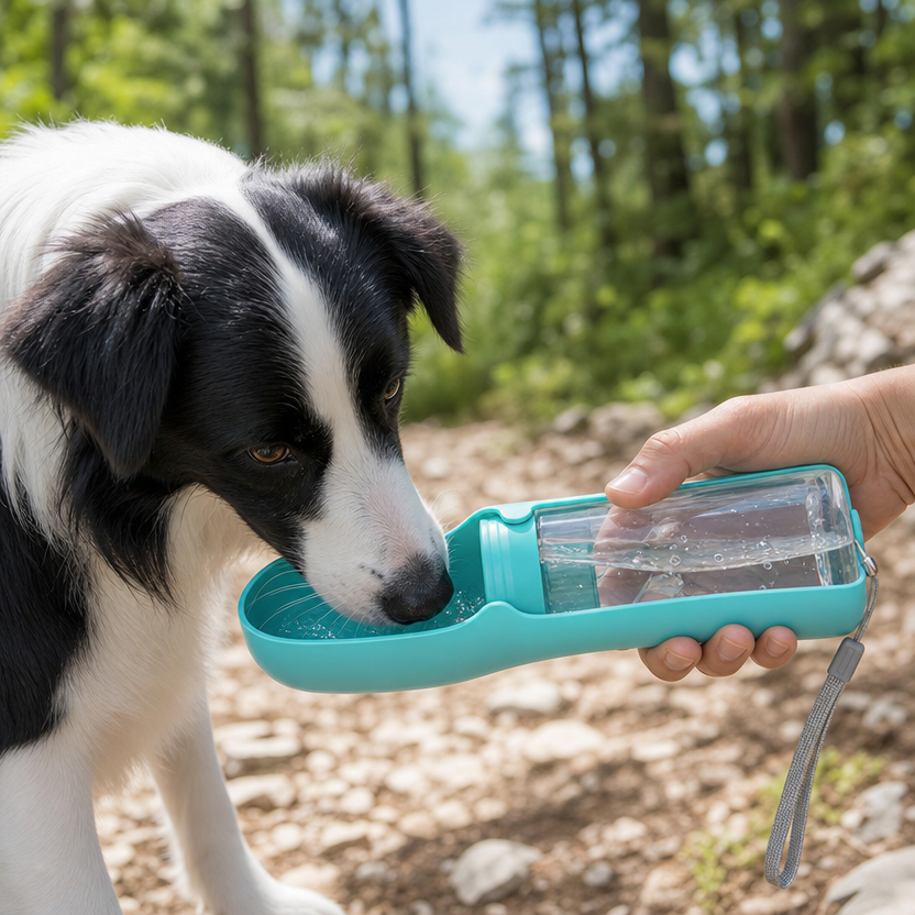 Outdoor Portable Dog Water Bottle lifestyle