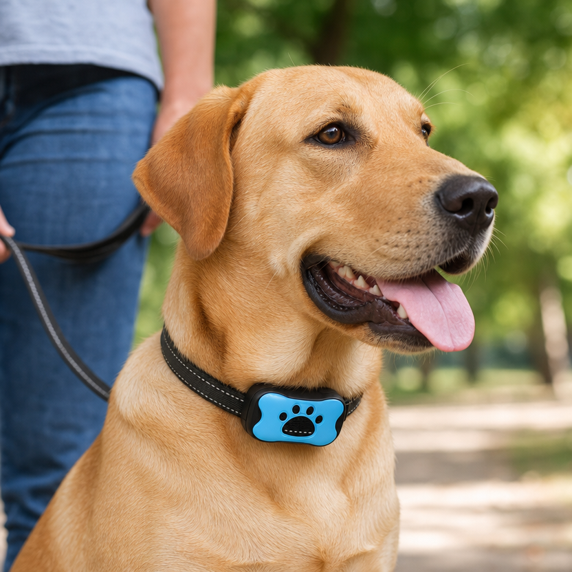 Anti Barking Training Collar lifestyle