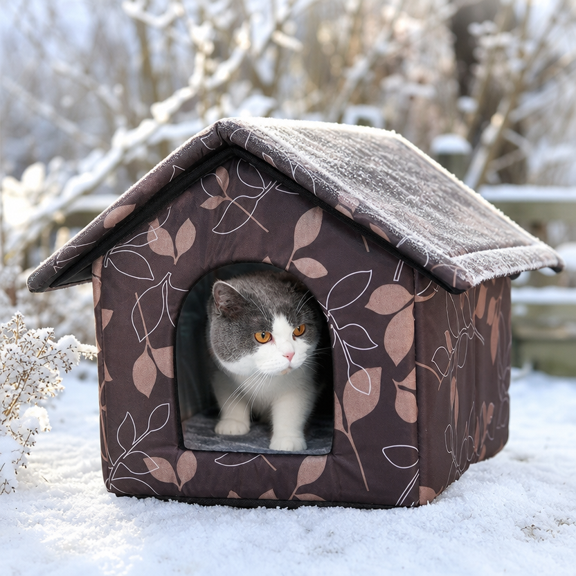 Outdoor Cat House Tent lifestyle