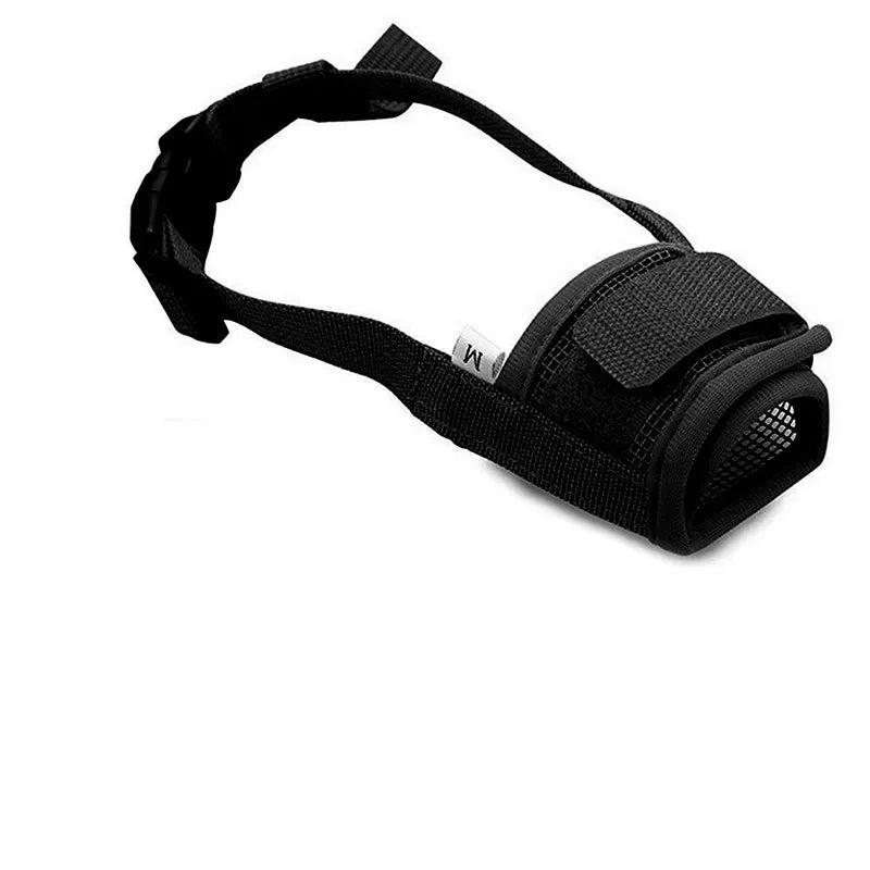 1PCS Pet Dog Adjustable Mask Bark Bite Mesh Mouth Muzzle Grooming Anti Stop Chewing Pets Accessories