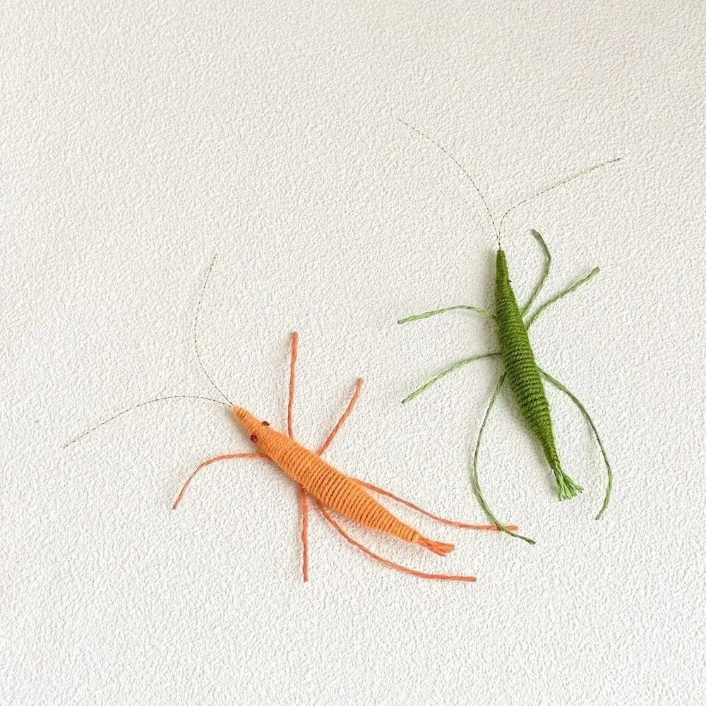 New Woolen Prawn Cat Toy Contains Catnip Simulated Insects To Play with And Entertain Cats Chew Toys