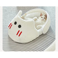 2025 New Semi-enclosed Cat Kennel Winter Warm Slippers Pet Kennel All-season Universal Breathable Non-slip Gray Dog Kennel