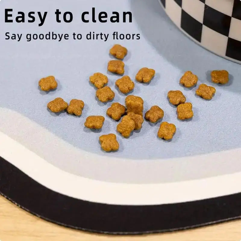 Diatomaceous Mud Food Bowl Placemat 1pc Super Absorbent Non Slip Waterproof Mat for Pets Eating and Drinking Station