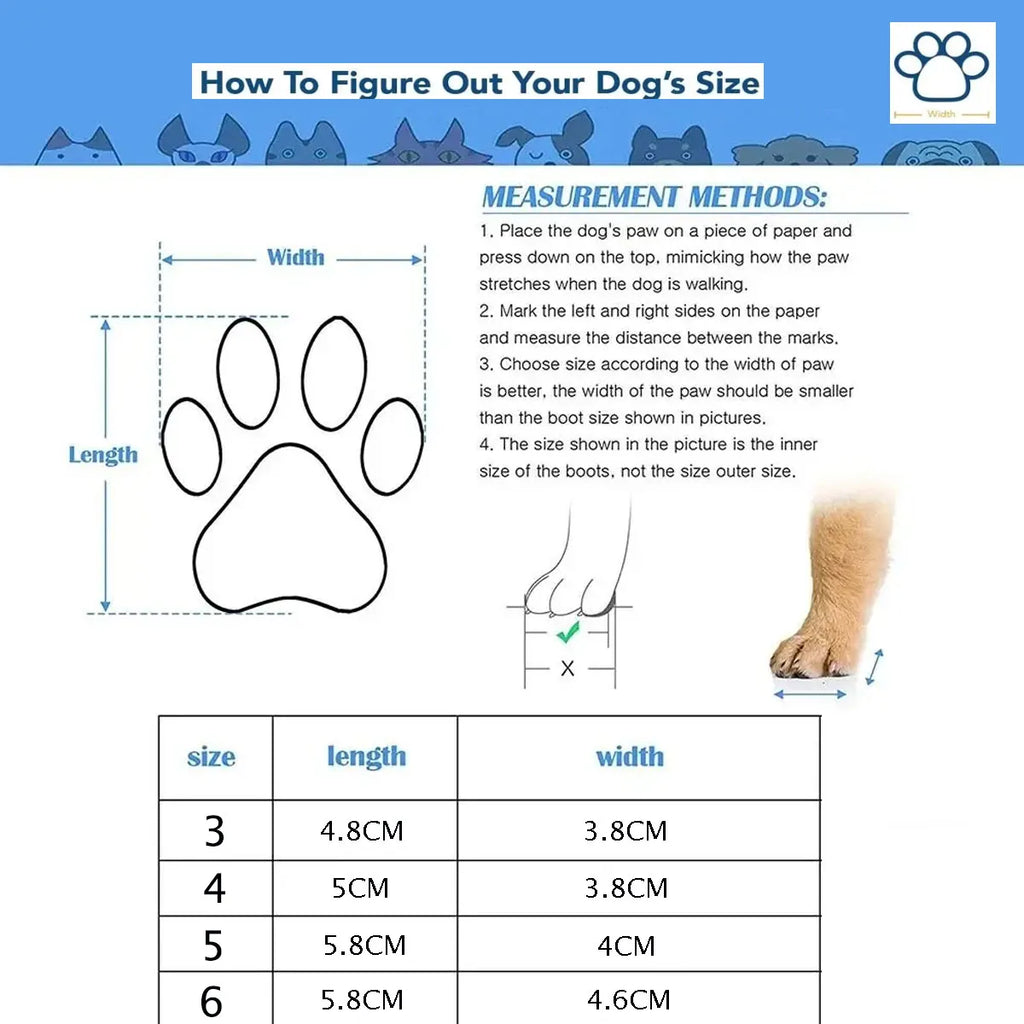 Winter Pet Shoes Dog Shoes Warm Fleece Puppy Pet Shoes Waterproof Dog Snow Boots For Small Dogs Chihuahua Yorkie Teddy Shoes