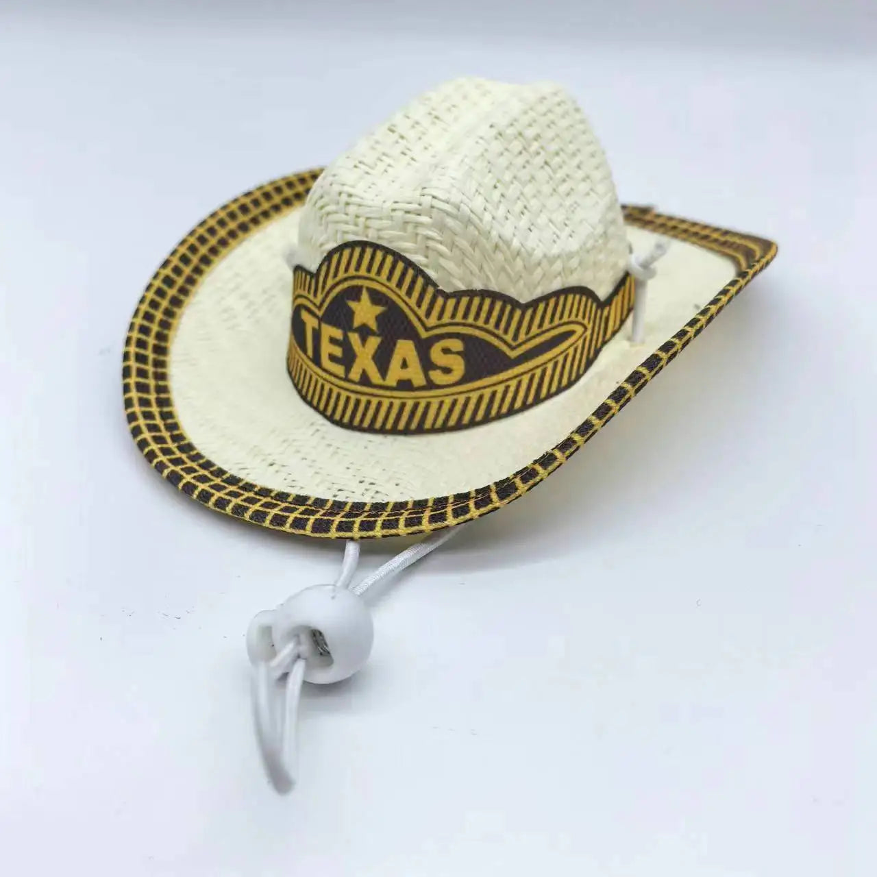 1 Pet cowboy hat, cat and dog with adjustable shoulder strap for holiday party decoration and going out