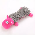 New Interactive Dogs Plush Toy Indoor Chewy Resistant Fleece Squeak Pet Play Product for Puppy Kitten Teeth Grinding