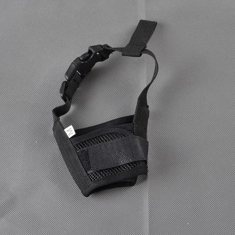 1PCS Pet Dog Adjustable Mask Bark Bite Mesh Mouth Muzzle Grooming Anti Stop Chewing Pets Accessories