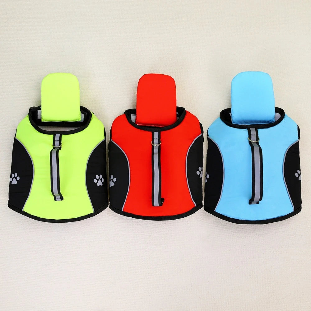 Small Medium Dogs Life Swimsuits  with Removable Front Float Secure High Flotation Adjustable Life Jacket Pet Swimming Supplies