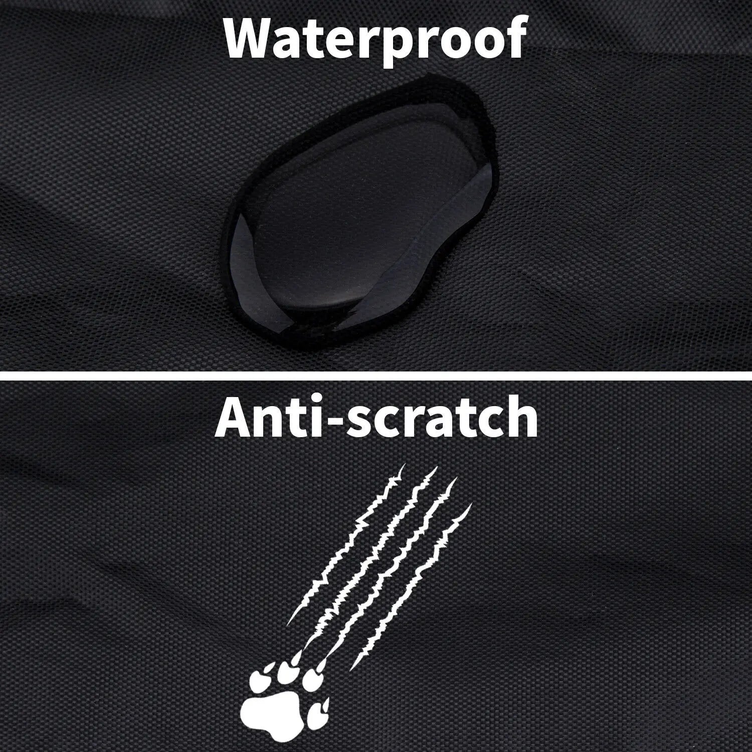 Heavy Duty Waterproof Car Rear Back Seat Cover Black Pet Dog Protector Universal Automobile Interior Products Car Seat Cover