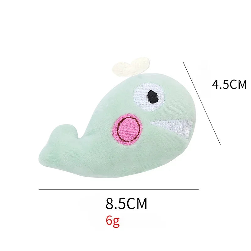Pet Supplies Cute Elephant Hedgehog Bird Shaped Plush Toy Hi Play Contains Catnip Cat Toy