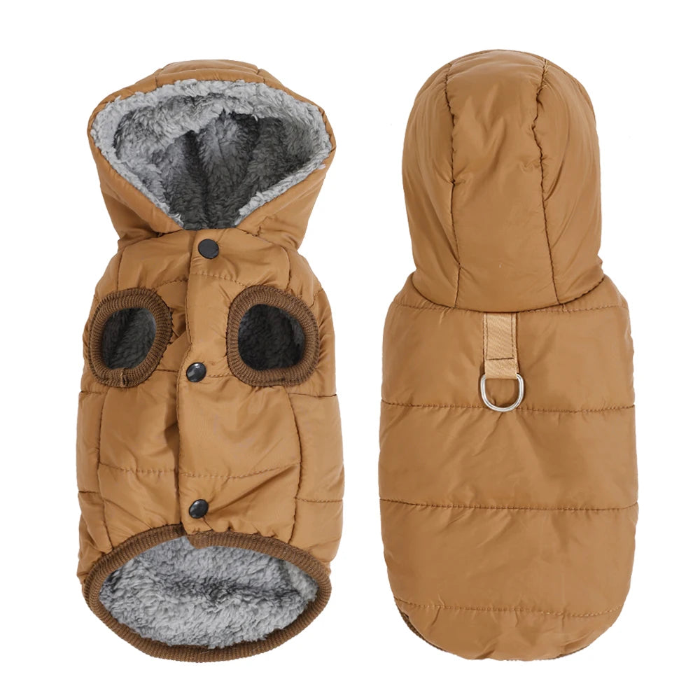 Warm Cats Hoodie Coat For Small Medium Cats Dog Winter Cozy Fleece Puppy Kitten Jacket Clothes Windproof Pet Pug Sphynx Costume