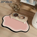 Diatomaceous Mud Food Bowl Placemat 1pc Super Absorbent Non Slip Waterproof Mat for Pets Eating and Drinking Station