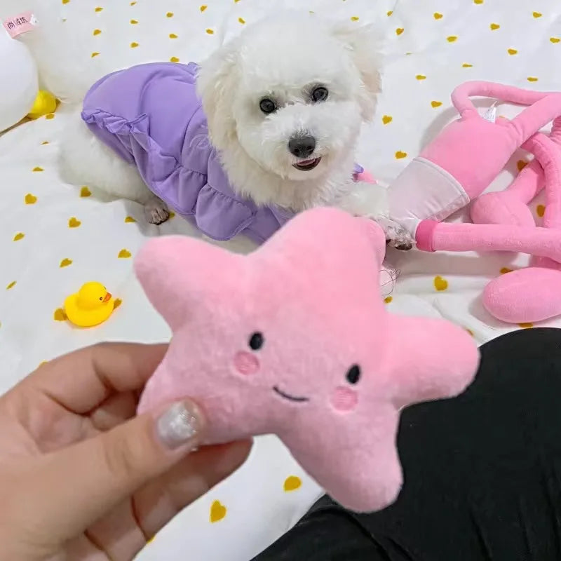 Cute Puppy Dog Cat Squeaky Toy Bite Resistant Pet Chew Toys for Small Dogs Animals Shape Mascotas Accessories Zabawki Dla Psa