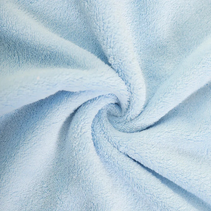 Pet Bathrobe for Small and Medium-sized Dogs Dog Absorbent Towel Teddy Schnauzer Soft Fully Wrapped Bath Towel Clothes Bathrobe