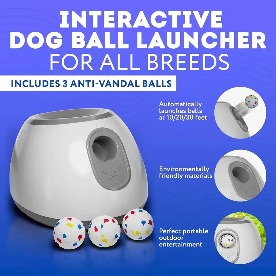 New Pet Ball Dispenser Dog Toy Ball Thrower Outdoor Toys Automatic Ball Dispenser Mentally Stimulating Dog Toys Thrower Machine