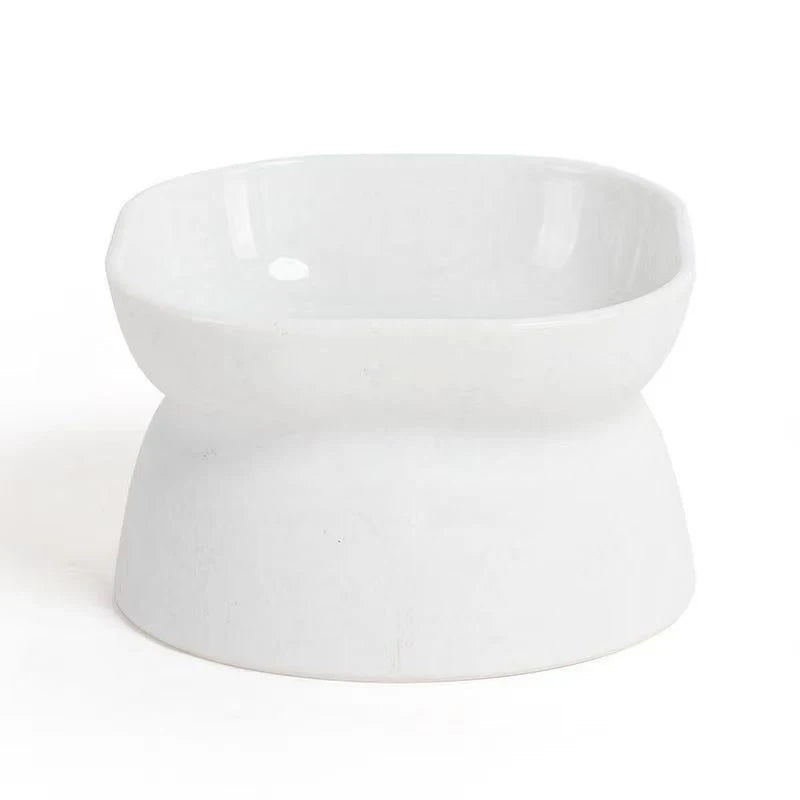 Dual-purpose Cat/Dog Food Bowl, Elevated Anti-Vomiting Cat Feeder Whisker Stress-Free Dog Plastic Cat Feeding Bowls