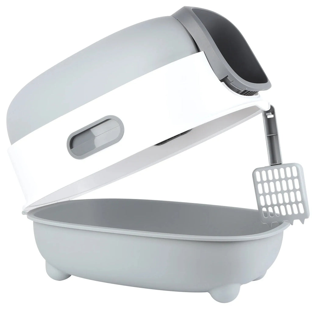Cat Litter Box, Dome Structure Closed Cat Litter Box, Cat Toilet with Shovel and Litter Scoop, 40*39*56cm Pet Supplies