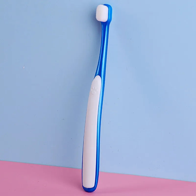 Dog Toothbrush Mini Head Pet Toothbrush Soft Hair Toothbrushes for Dog Teeth Cleaning Rabbit Small Pet Toothbrushes Mouth Clean