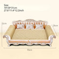 Pet Furniture Cat Scratcher Sofa Cat Bed with Scratching Corrugated Scratch Board Large Kitten Couch