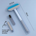 Long Handle Pet Hair Remover Brush Static Cat Hair Cleaner Multi-functional For Carpets Ideal For Cat Furniture Cleaning