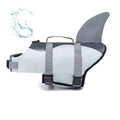 Shark Dog Life Jacket Enhanced Buoyancy Small Dogs Swimming Clothes Safety Vest with Handle for Medium Large Dogs Surfing