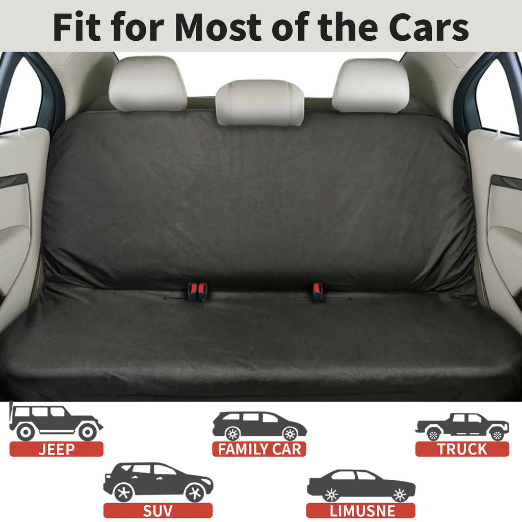 Heavy Duty Waterproof Car Rear Back Seat Cover Black Pet Dog Protector Universal Automobile Interior Products Car Seat Cover