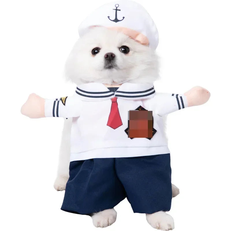 1PCS Halloween Dagger Pet Transformation Dress Festival Funny Knife Holding Dog Clothes Cat Standing Dress Pet Dress Up