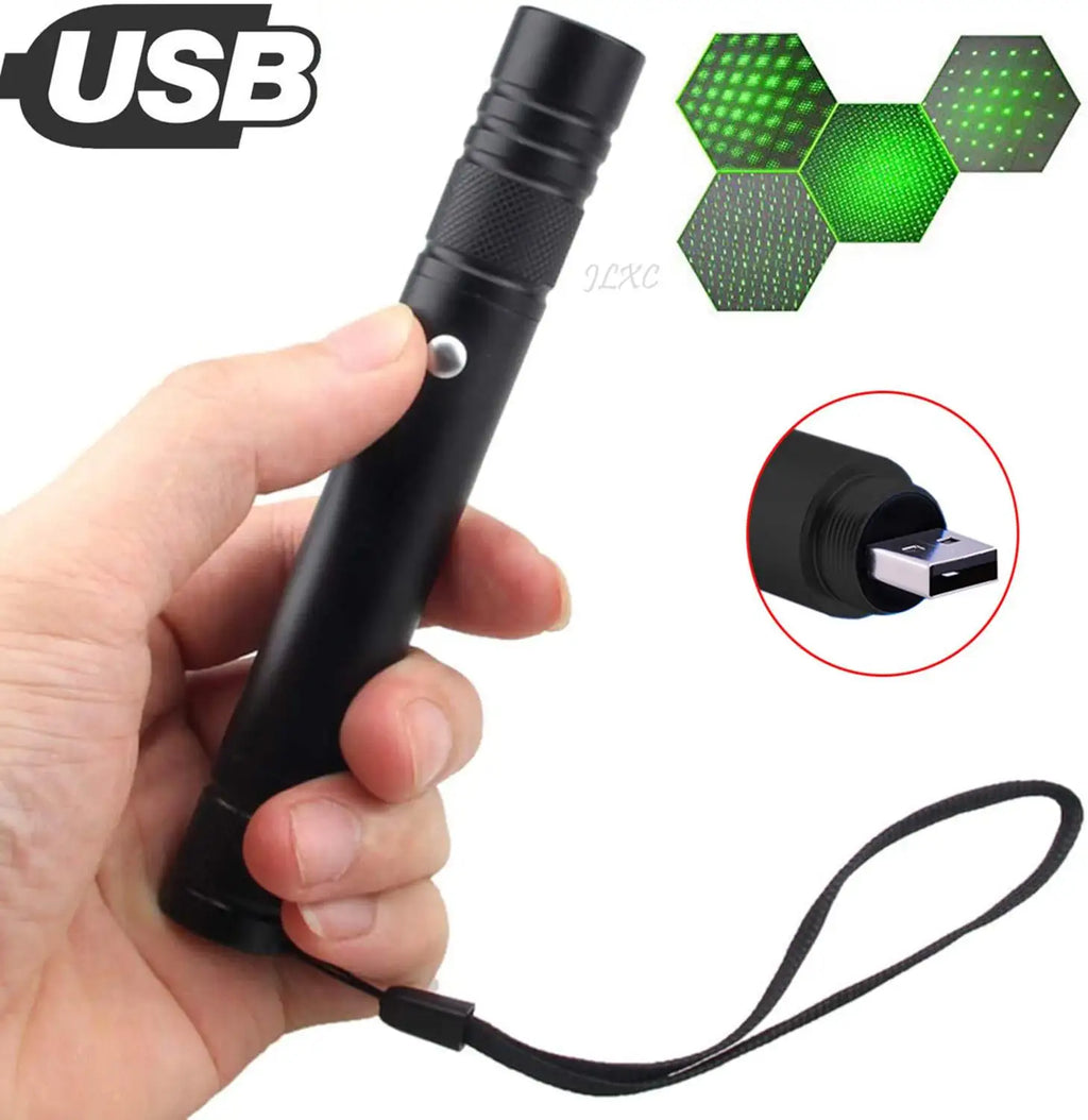 Mini 2 in1Cat Keychain Fun Pointer Portable Green Laser pointer LED Training Torch Pet Cat Tickle Toy Flashlight