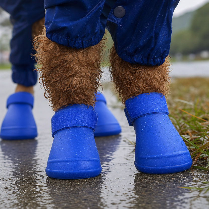 Pet Waterproof Rainshoe Boots lifestyle