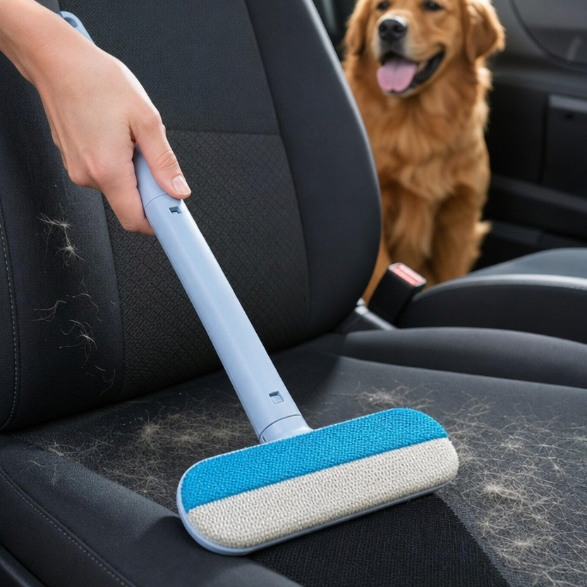 3 in 1 Pet Hair Remover Brush lifestyle