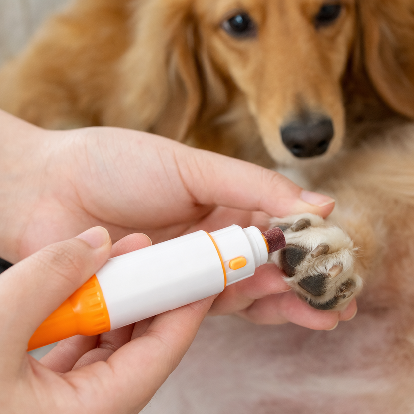 Electric Pet Nail Grinder lifestyle