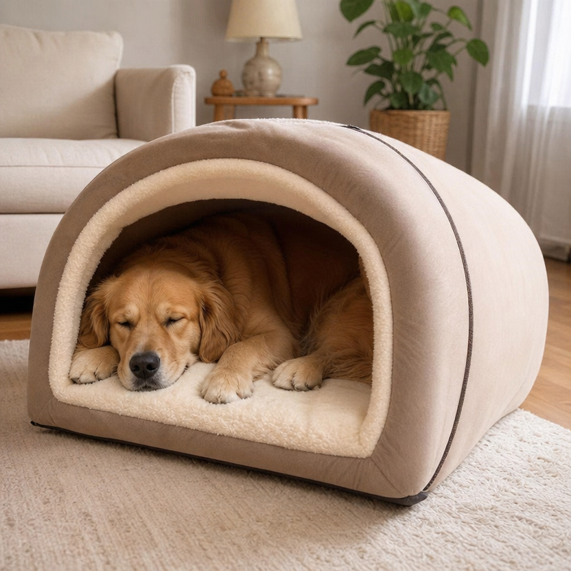 Big Dog Nest Winter Warm House lifestyle