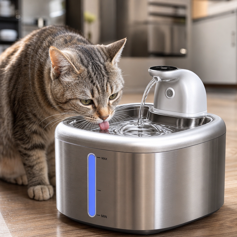 Wireless Cat Water Fountain lifestyle