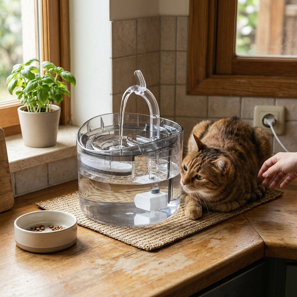 Pet Water Fountain Filter Pack lifestyle