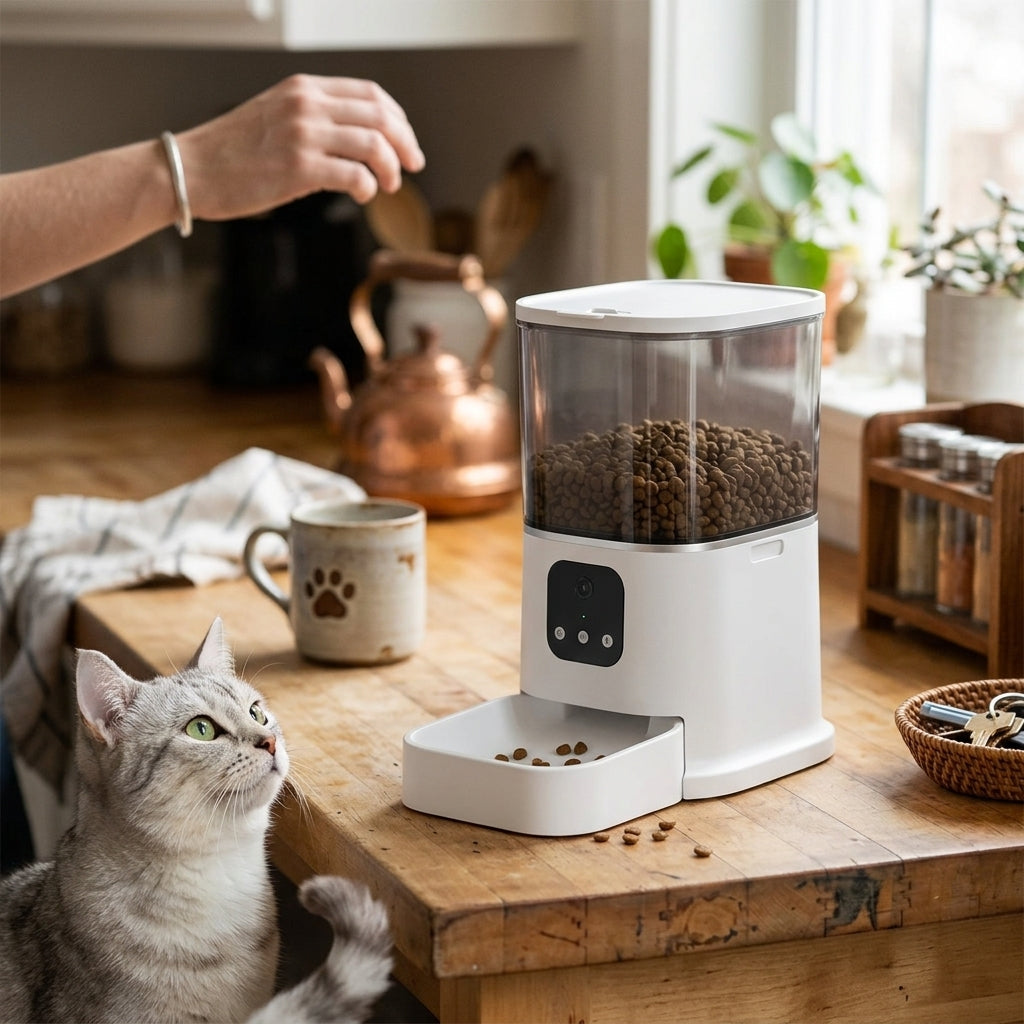 Smart WiFi Pet Auto Feeder lifestyle